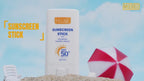 Face Sunscreen Stick Ceramide+Vitamin E Invisible SPF 50 Broad Spectrum Water Resistant 0.53oz/15g