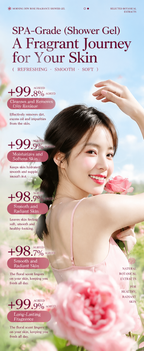 Rose Peony Fragrance Body Wash – Private Label OEM/ODM